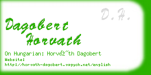 dagobert horvath business card